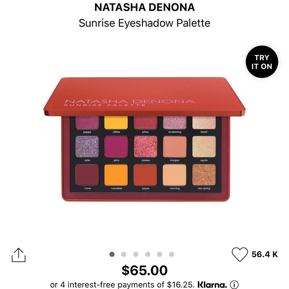 Surnrise Eyeshadow palette